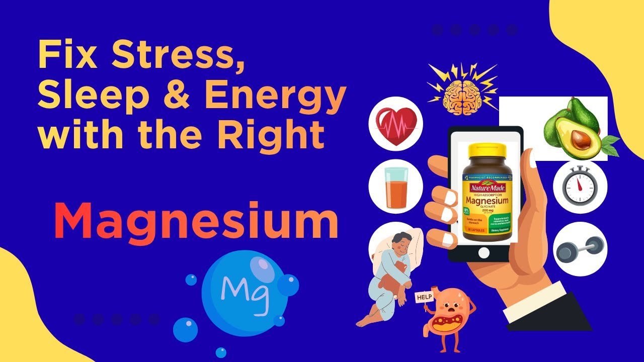 The Best Type of Magnesium for Sleep, Energy & Stress Relief