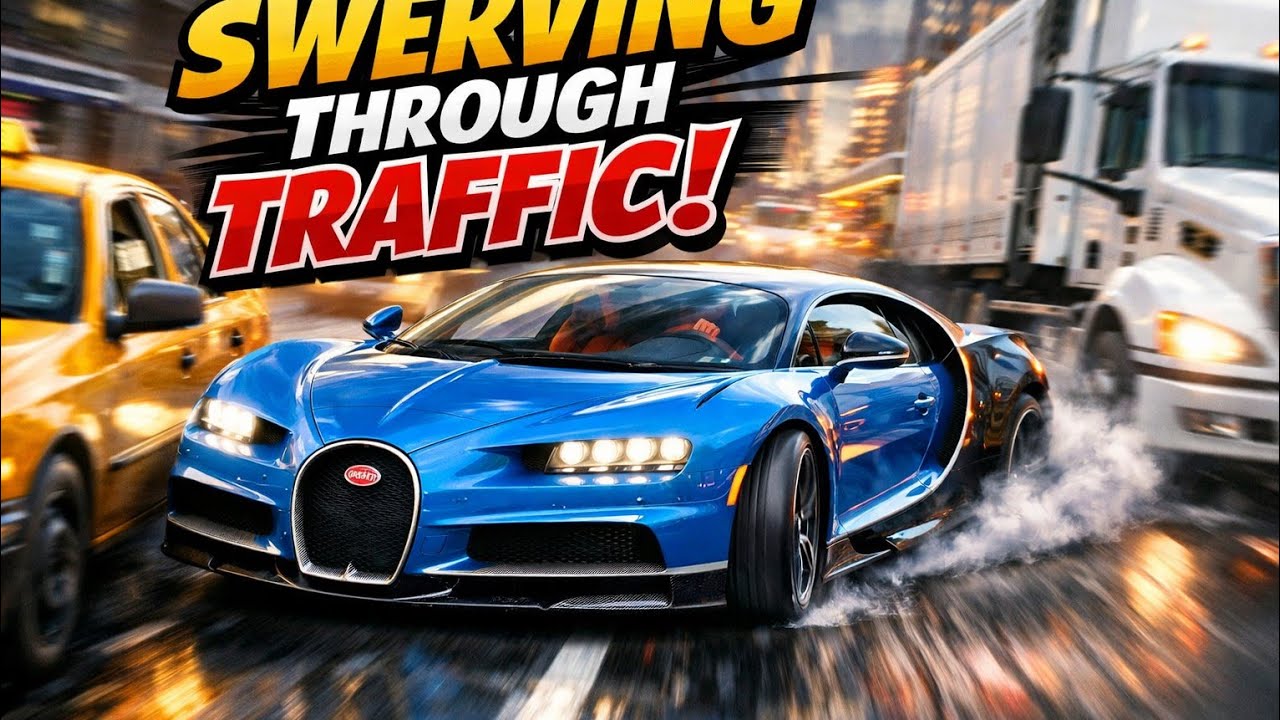 Buggati chiron in dream road online 