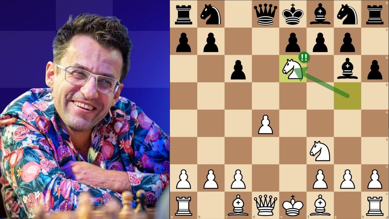 Aronian é a nova Vítima do GAMBITO MARCIANO!!! (Aronian vs Witty Alien!!)
