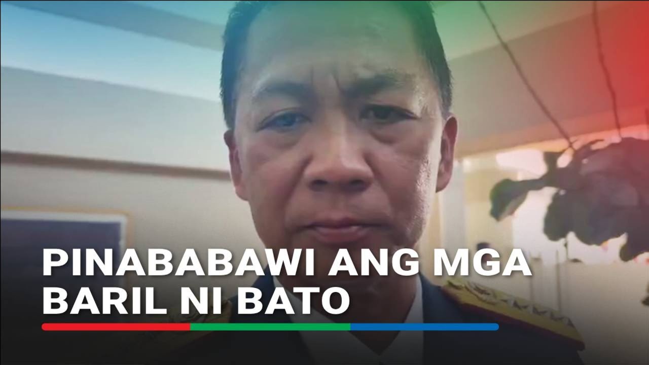 PNP processing revocation of Bato&rsquo;s firearms - Nartatez | ABS-CBN News