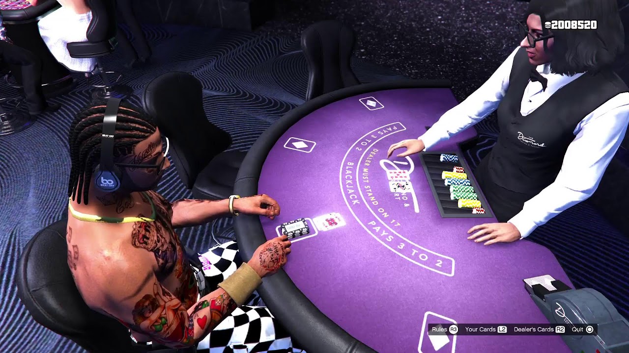GTA 5 Black Jack table