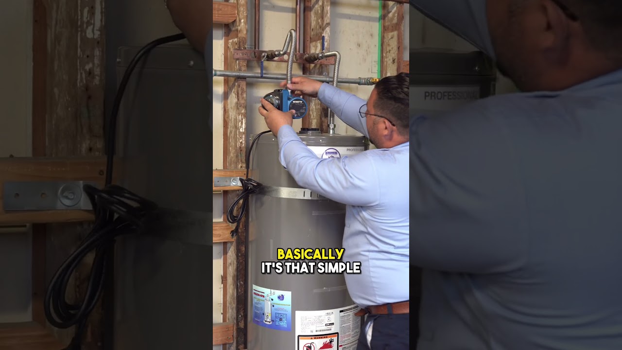 How to Install a Recirculating Pump👆 #shorts #plumbing