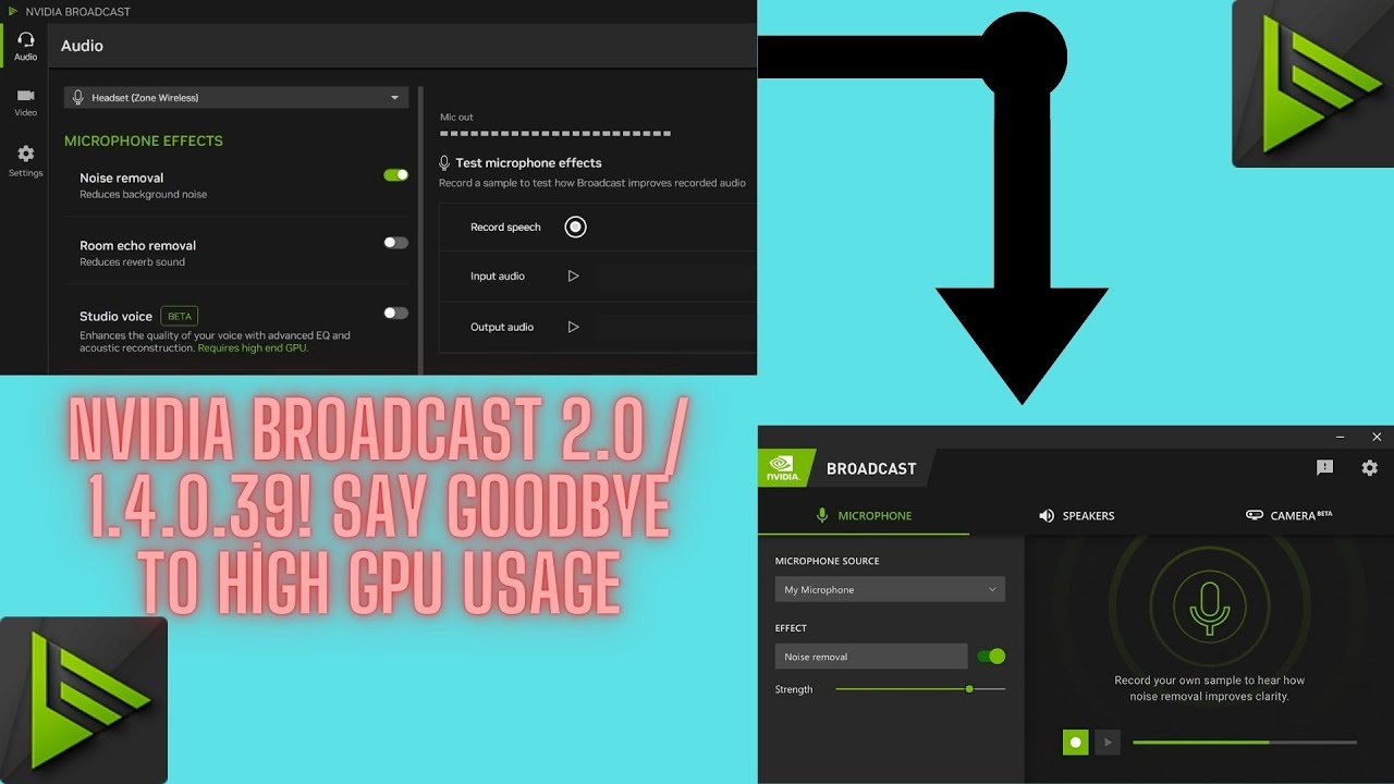 NVIDIA Broadcast 2.0'dan 1.4.0.39 Sürümüne Düşürme: Yüksek GPU Kullanımına Elveda Deyin!