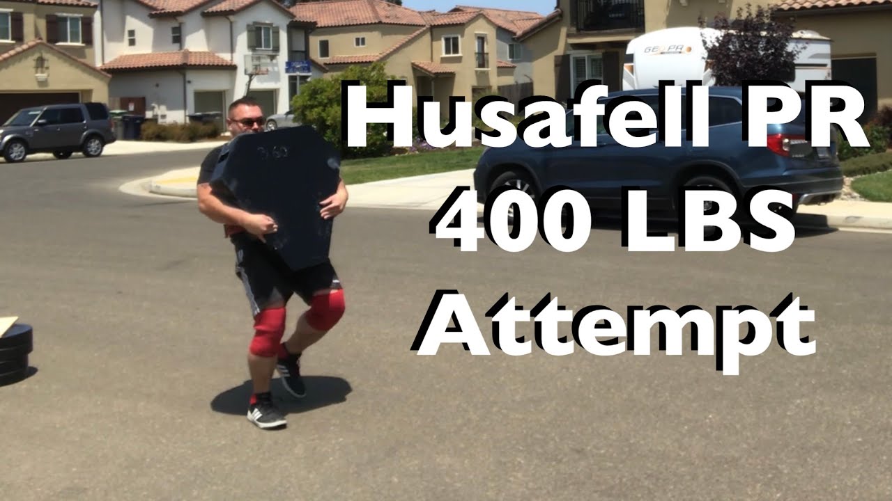 Husafell Stone Carry PR // 400 LBS Husafell Attempt // Heavy Deadlifts 605 LBS Attempt