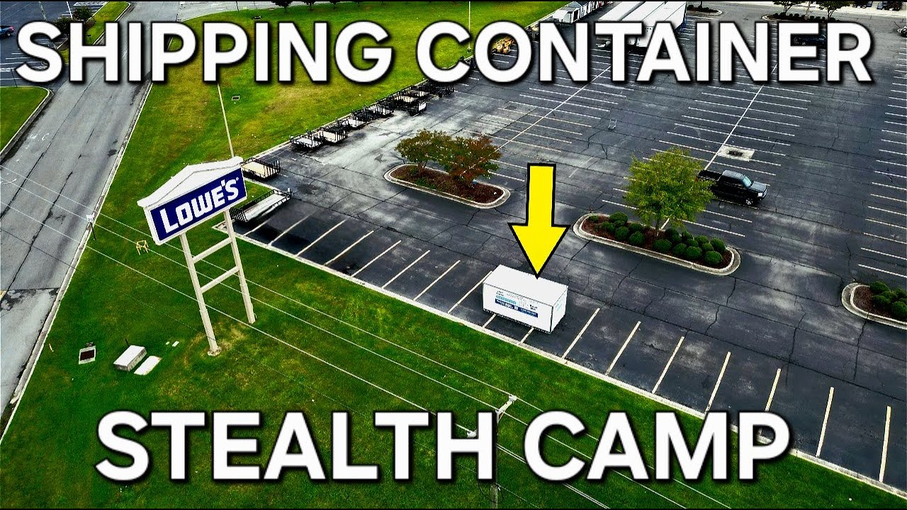 Shipping Container  Stealth Camp