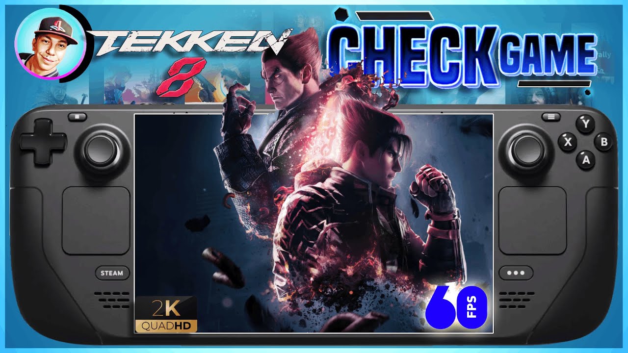 STEAM DECK 🔵Tekken 8🔵60 fps🔵➤ CHECK GAME ➤ПРОВЕРКА ИГРЫ ➤ [2K 1440p]➤#steamdeck
