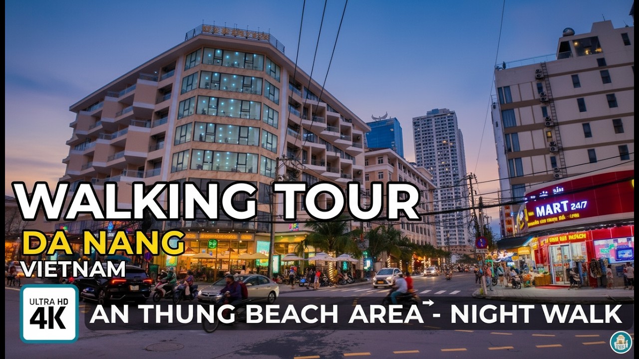 I Walked 4K Through DA NANG NIGHTLIFE and Here's What I Found - Ambience Sound