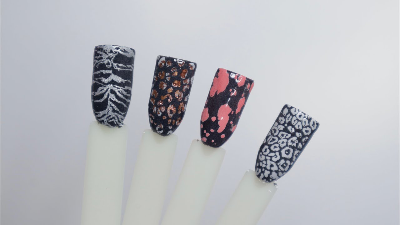 Nail Polish Stamping Art - Chrome, Dip Powder and Foils techniques || TRIPLE D