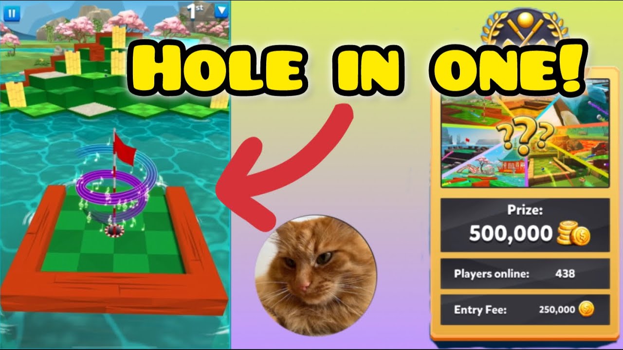 Got this HOLE IN 1 & this happened.. | golf battle
