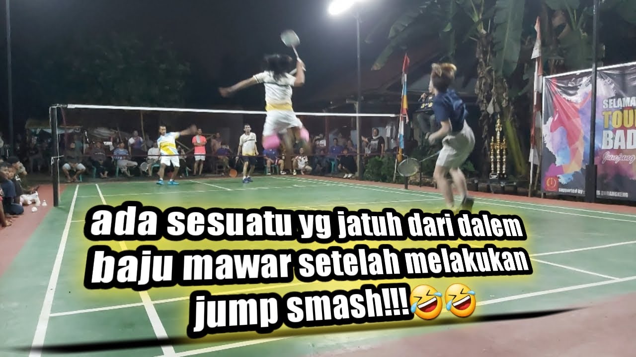 VARIASI PUKULAN DAN GAYA PERMAINAN SI MAWAR BIKIN PENONTON KETAWA NGAKAK !!!