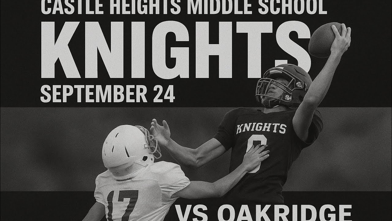 CHMS FOOTBALL WEEK 3: VS OakRidge “CAN YOU BE CHALLENGED?” 2025