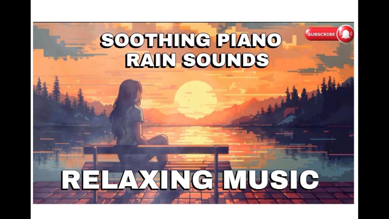 30 Minute Rain Sounds & Relaxing Piano Music - Stress Relief, Restful Deep Sleep, Calming