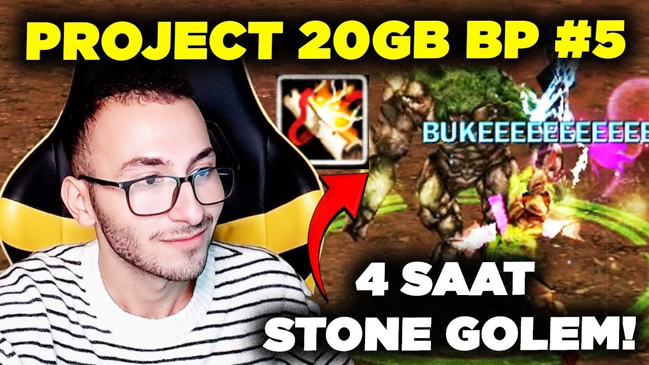 4 SAAT STONE GOLEM D&Ouml;ND&Uuml;M! | AMELİYAT UĞURLU GELDİ | PROJECT 20GB BP #5 | Knight Online