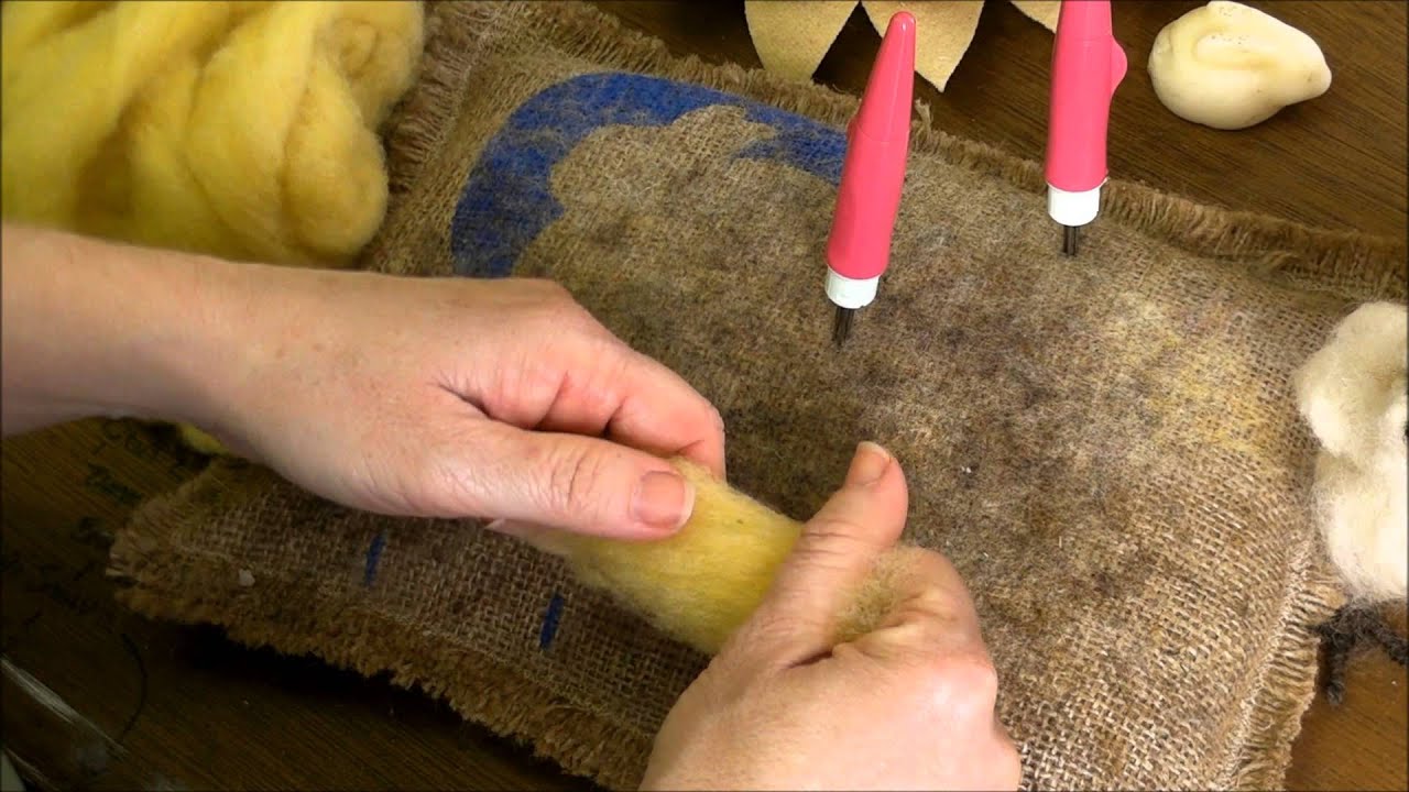 Needle Felted Animals: Chick Series - Building the Body by Sarafina Fiber Art
