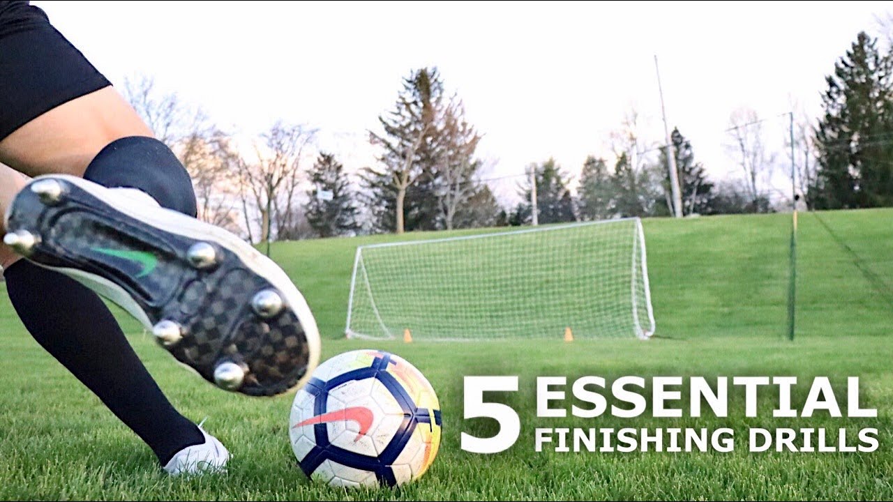 5 Essential Finishing Drills To Become a Clinical Striker | Score More Goals Using These Drills