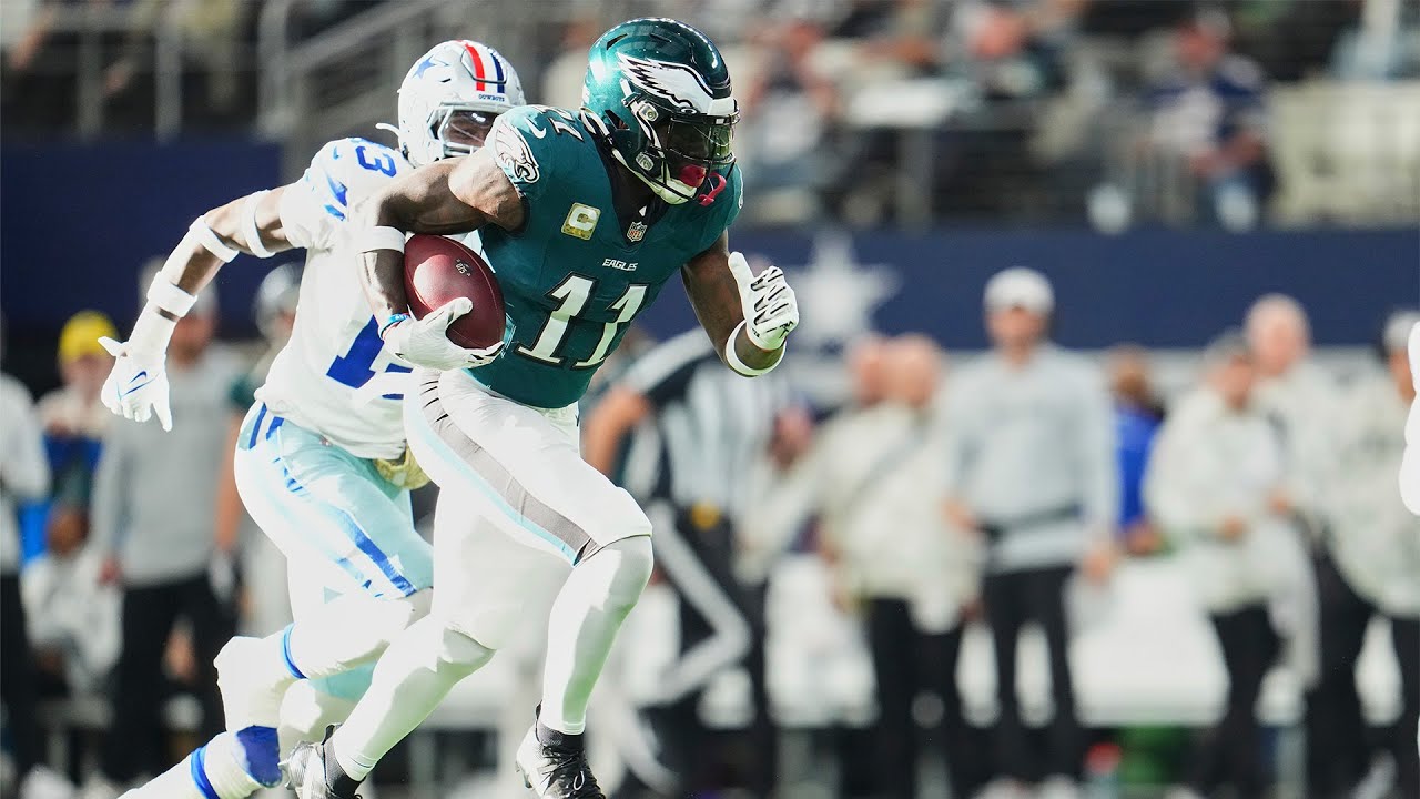 Every A.J. Brown catch from 109-yard game vs. Cowboys | Week 10