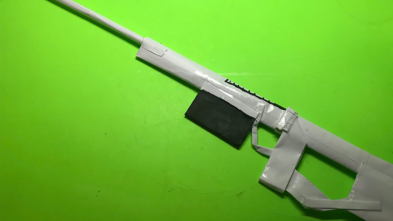 How To Make A Paper AWM Sniper ( Origami Boi )