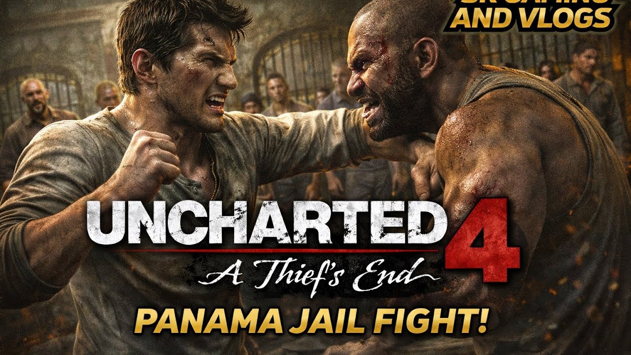 PANAMA JAIL FIGHT! 👊 Uncharted 4 Gameplay Hindi Part 2 | SR Gaming & Vlogs