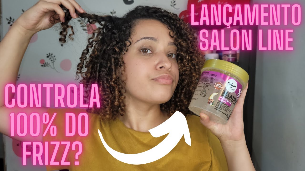 Gelatina pra cabelo RESSECADO/ Gelatina Manteiga de Karité SALON LINE