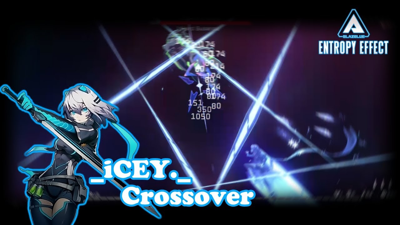 BlazBlue Entropy Effect - Icey Crossover - New Prototype! - Hard Mode - 90 Entropy Effect Gameplay