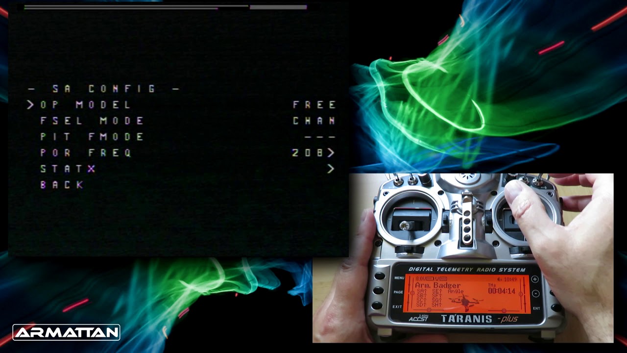 Armattan VTX OSD setup tips
