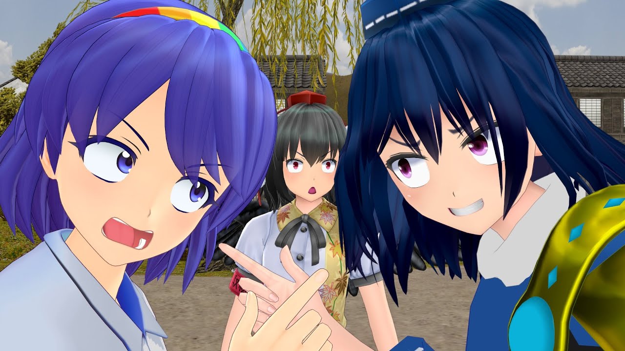 【東方MMD】飯綱丸様、３０度目の暴走【ＭＭＤ紙芝居】【飯綱丸龍】【射命丸文】【天弓千亦】【博麗霊夢】東方mmd