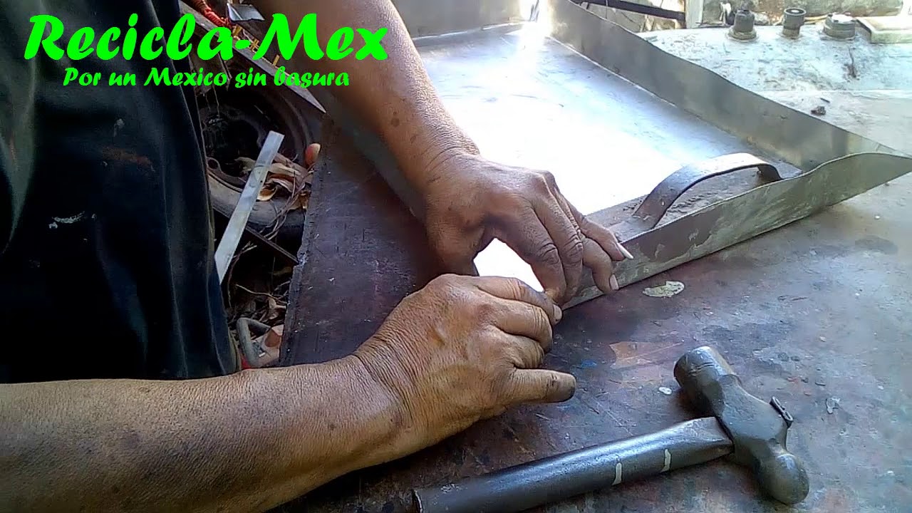 COMO HACER CHAROLA PARA CARBÓN con material RECICLADO