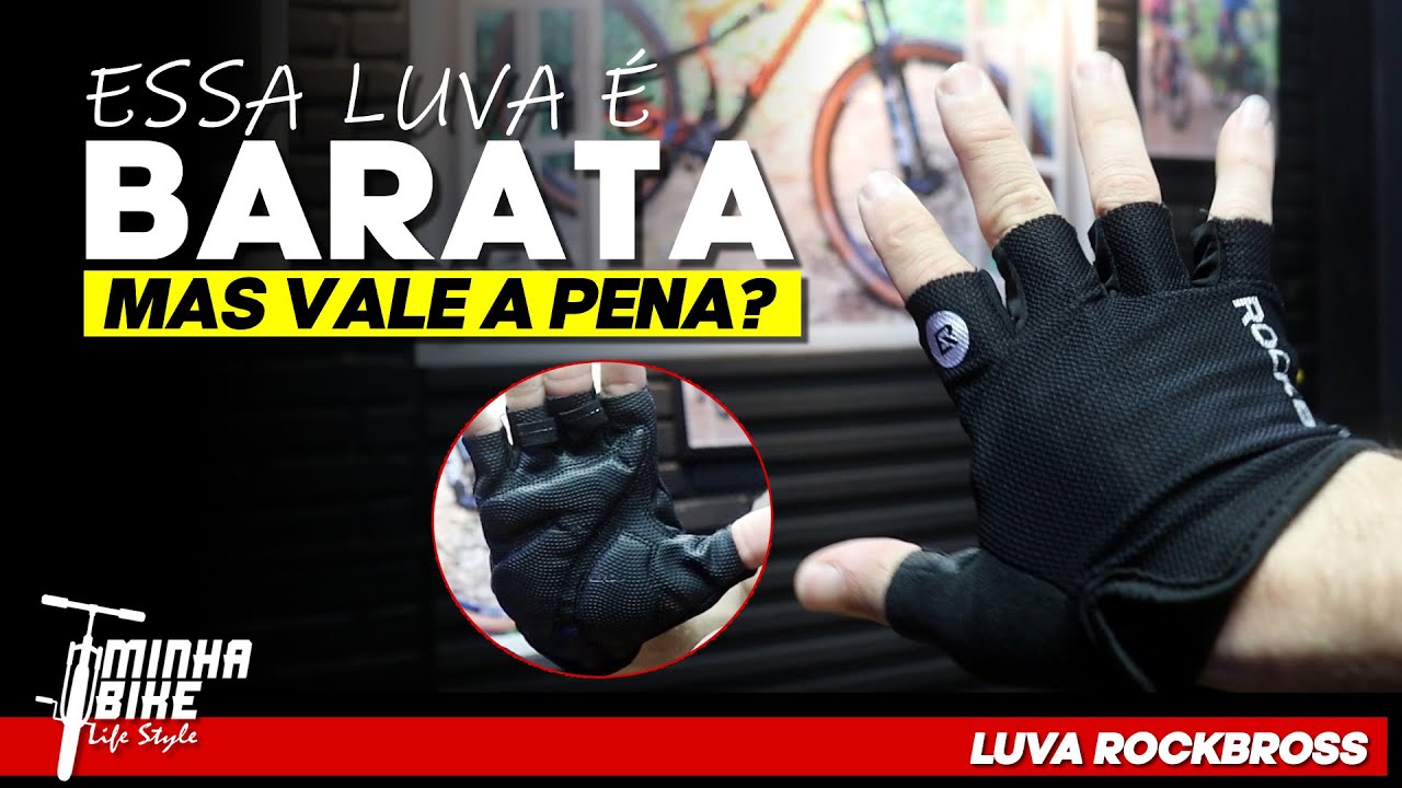LUVA DE CICLISMO ROCKBROSS BARATA | Será que vale a pena?