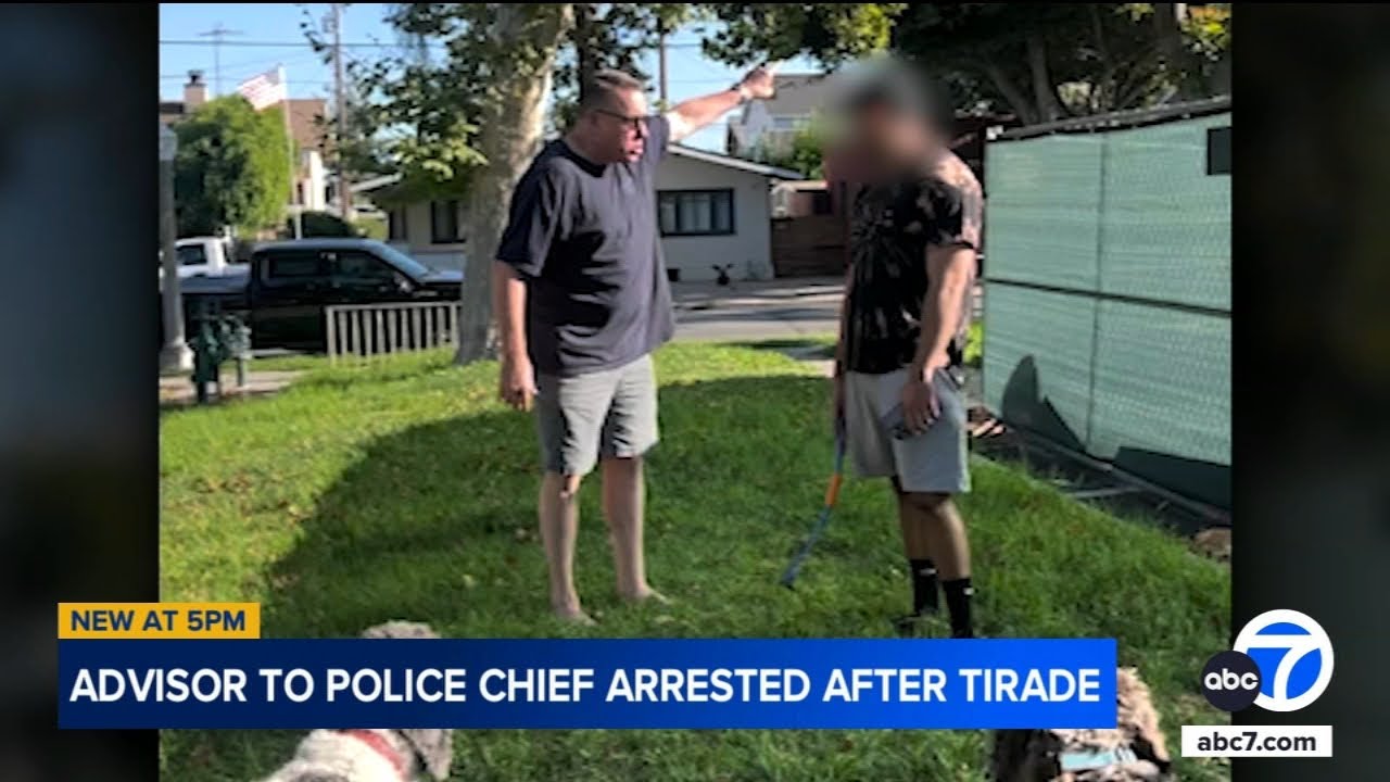 Member of Fullerton police chief's advisory council arrested after profane tirade caught on video