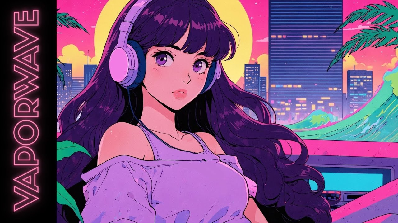 ✨ 💗🌴 PASTEL DRIVE 🌙 | Lofi Vaporwave for Late Nights ✨