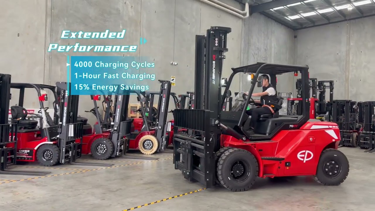 7 Ton High Voltage Electric Forklift (Heavy Tonnage) EP EFL703 HV