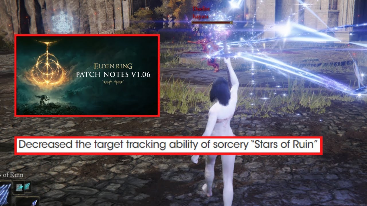 Stars of Ruin sorcery NERFED | Elden Ring Patch 1.06