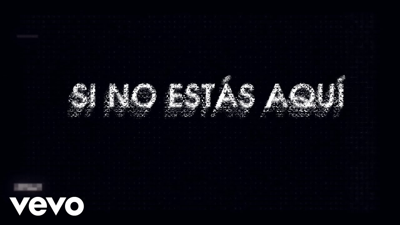 RBD - Si No Estás Aquí (Lyric Video)