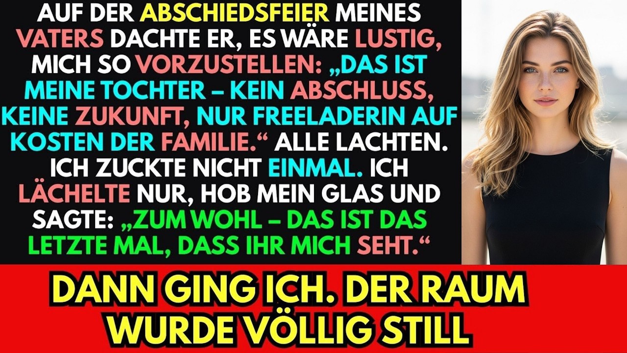 Mein Vater verspottete mich als ‚ungebildet und wertlos‘ – dann sagte ich ihm, wer ich wirklich war.