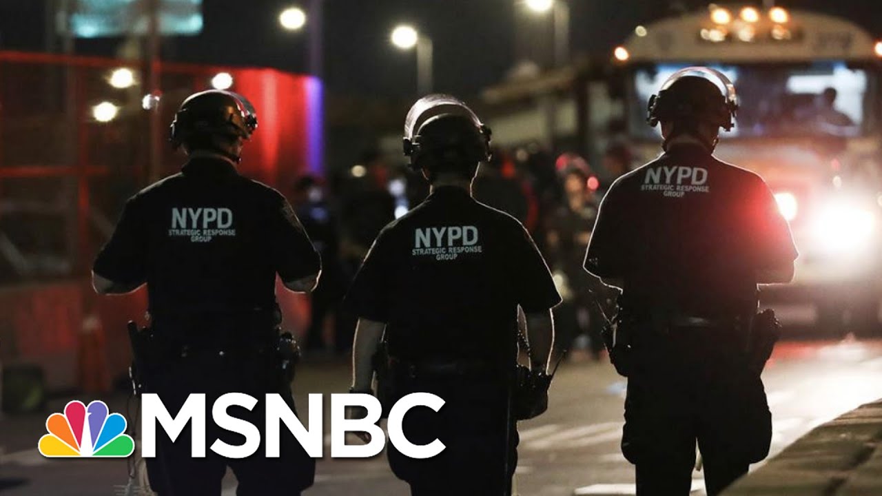 Massive Police Presence In New York To Enforce Citywide Curfew | The 11th Hour | MSNBC