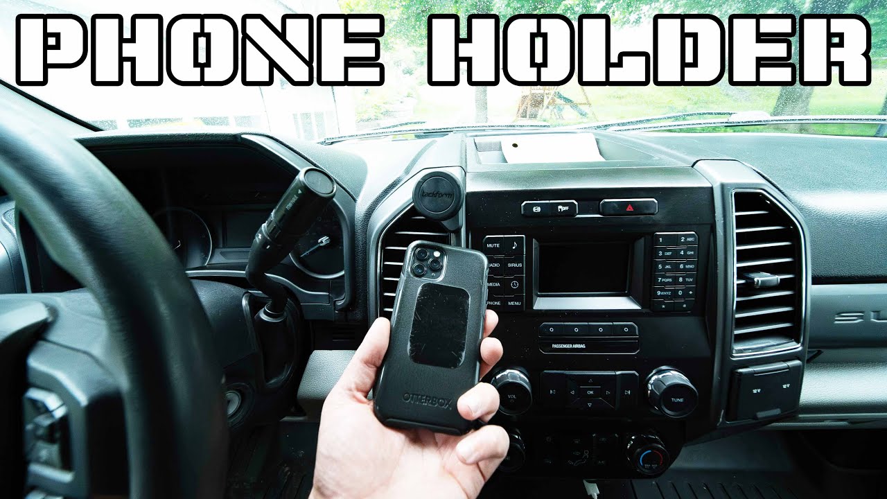 Check Out The Best Phone Holder For Your Ford Super Duty! Tackform Vent Mount Review (2017-2021)