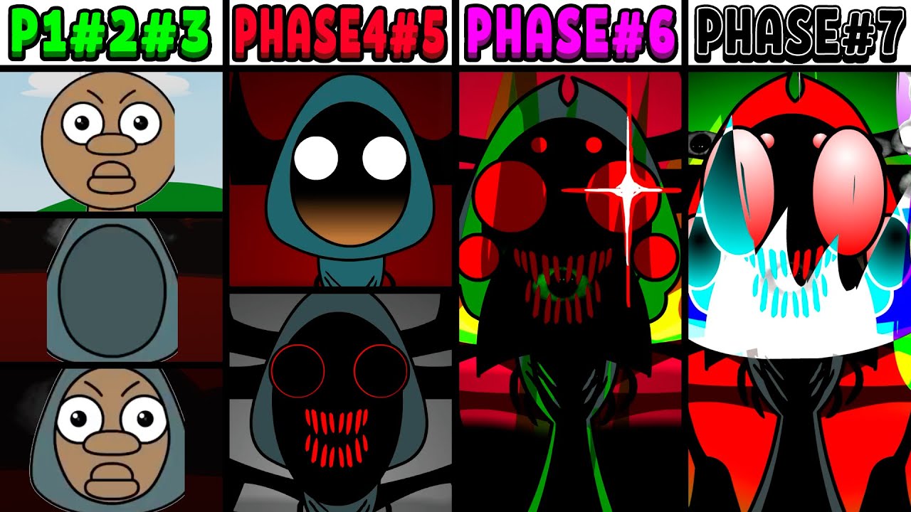 All Phases in New Incredibox Sprunki Oc of 61 Meme: From Phase 1 to Phase 7