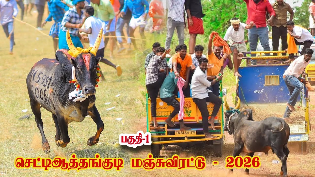 செட்டி ஆத்தங்குடி மஞ்சுவிரட்டு  பகுதி 1  03.03.2026  (சிவ. மா )