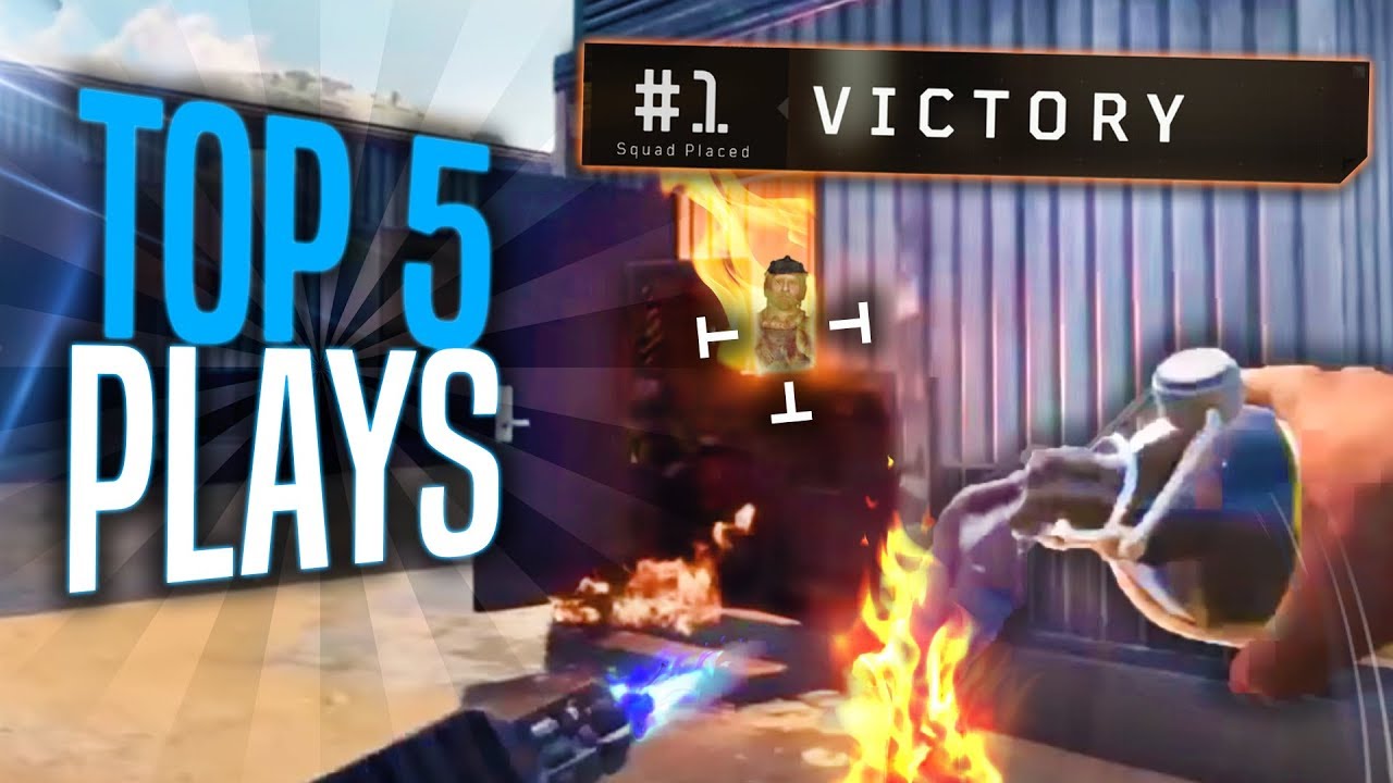 Call of Duty Blackout Top 5 Plays!