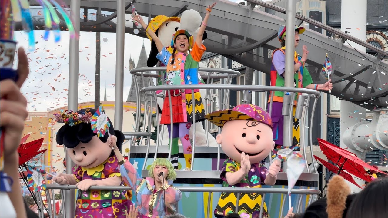 【USJ】NO LIMIT! パレード ～Discover U!!! バージョン～　ピーナッツフロート（悪天候で2回目キャンセル）2026/3/7 14:00（4K HDR 60fps）