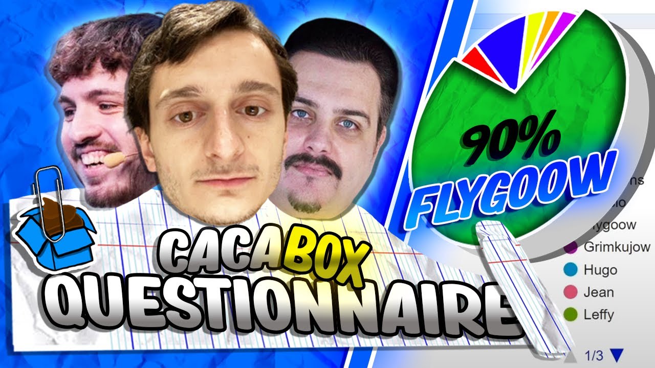 VOD // Questionnaire Cacabox - Terracid, Potatoz, Hugo, Maxime, Theo, Grim, Remli, Flygoow, Leffy
