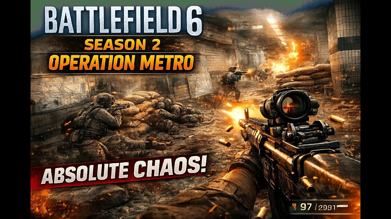 Battlefield 6 Season 2 Operation Metro Gameplay — Absolute Chaos Part 2