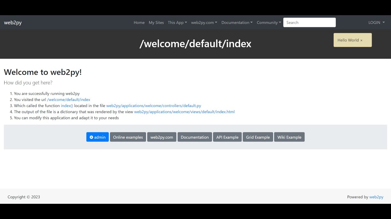 Web2py Installation Guide