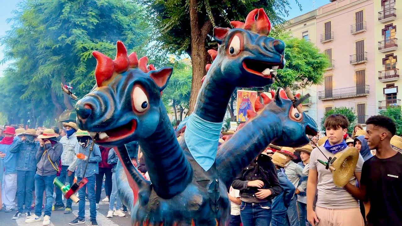 2a MOSTRA de BESTIARI Singular de Foc Infantil de Catalunya - Cercavila de Foc (Santa Tecla Trrgna)