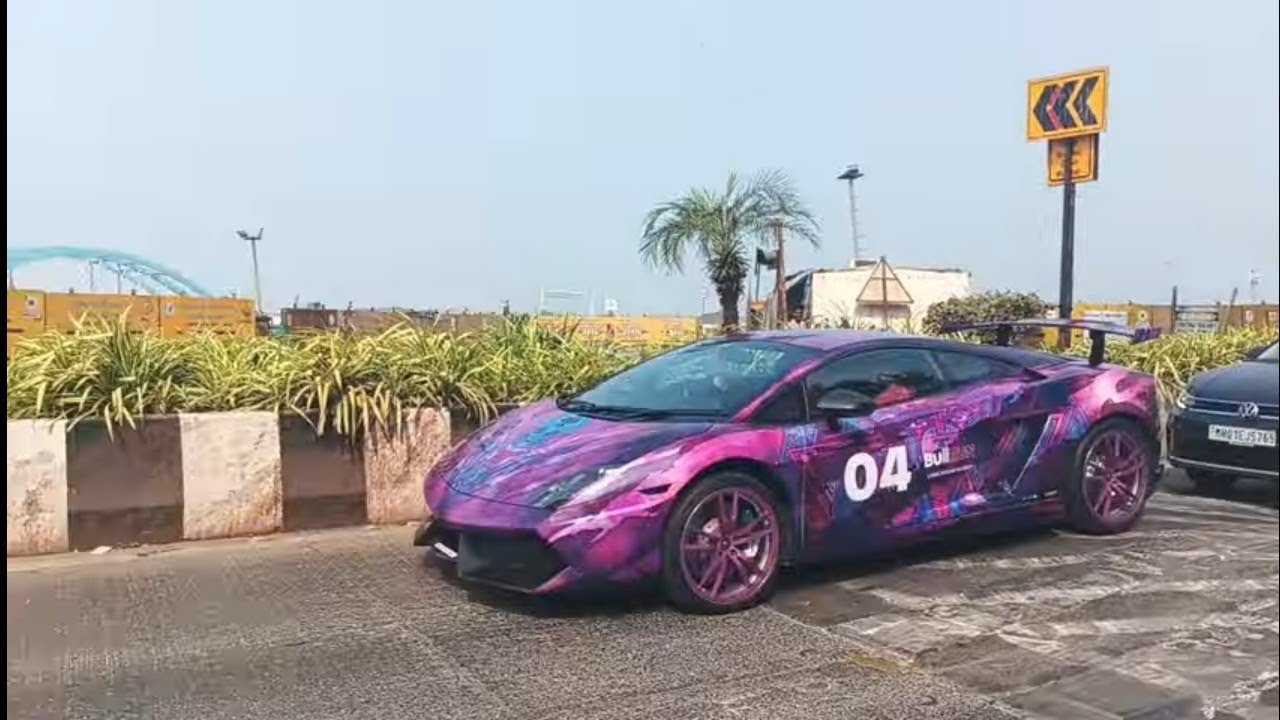 India’s Loudest Lamborghini Exhaust 🔥 People Shocked! #video #supercars 