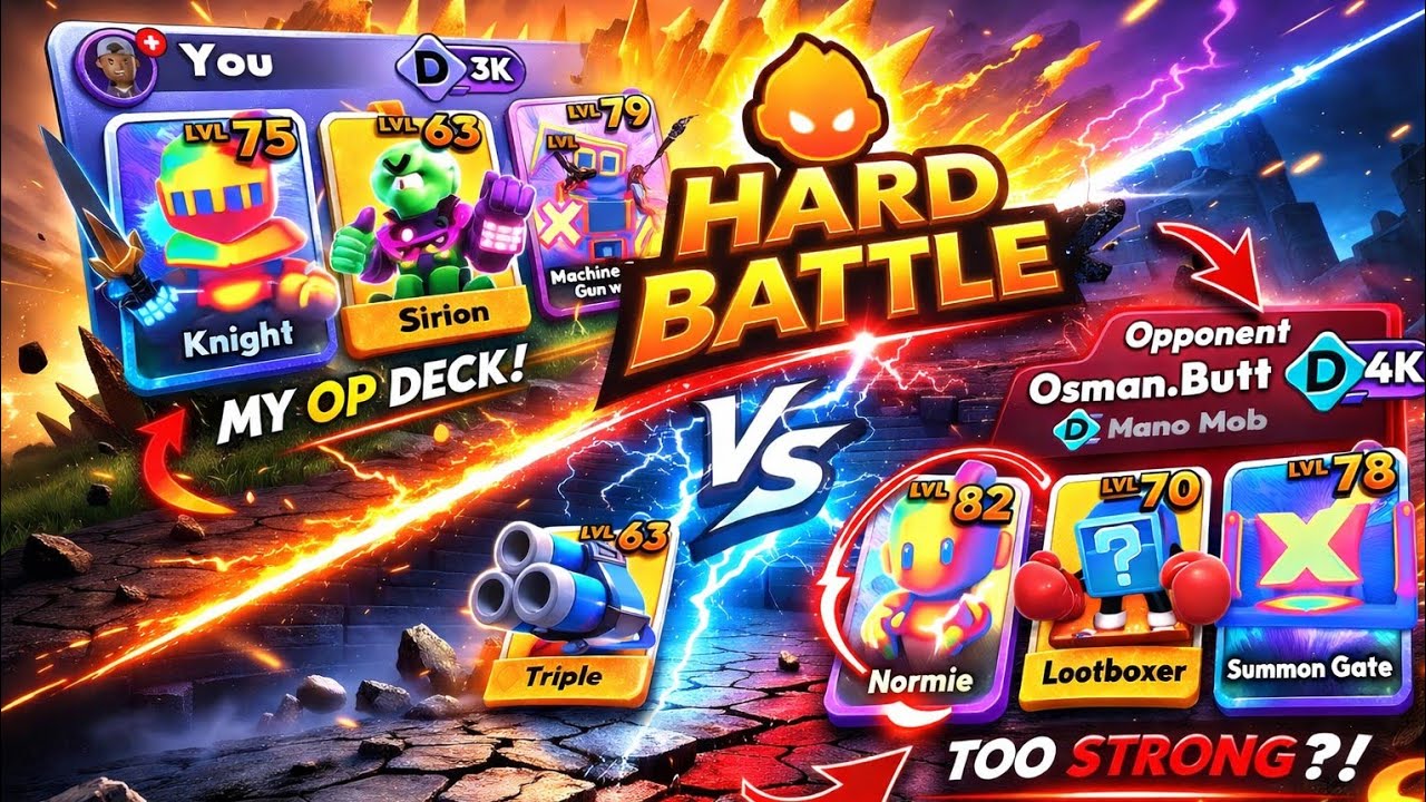 HARD BATTLE MY OP DECK TO STRONG. ( @Mob.Control.2 ) #viral #funny #trending #shorts 