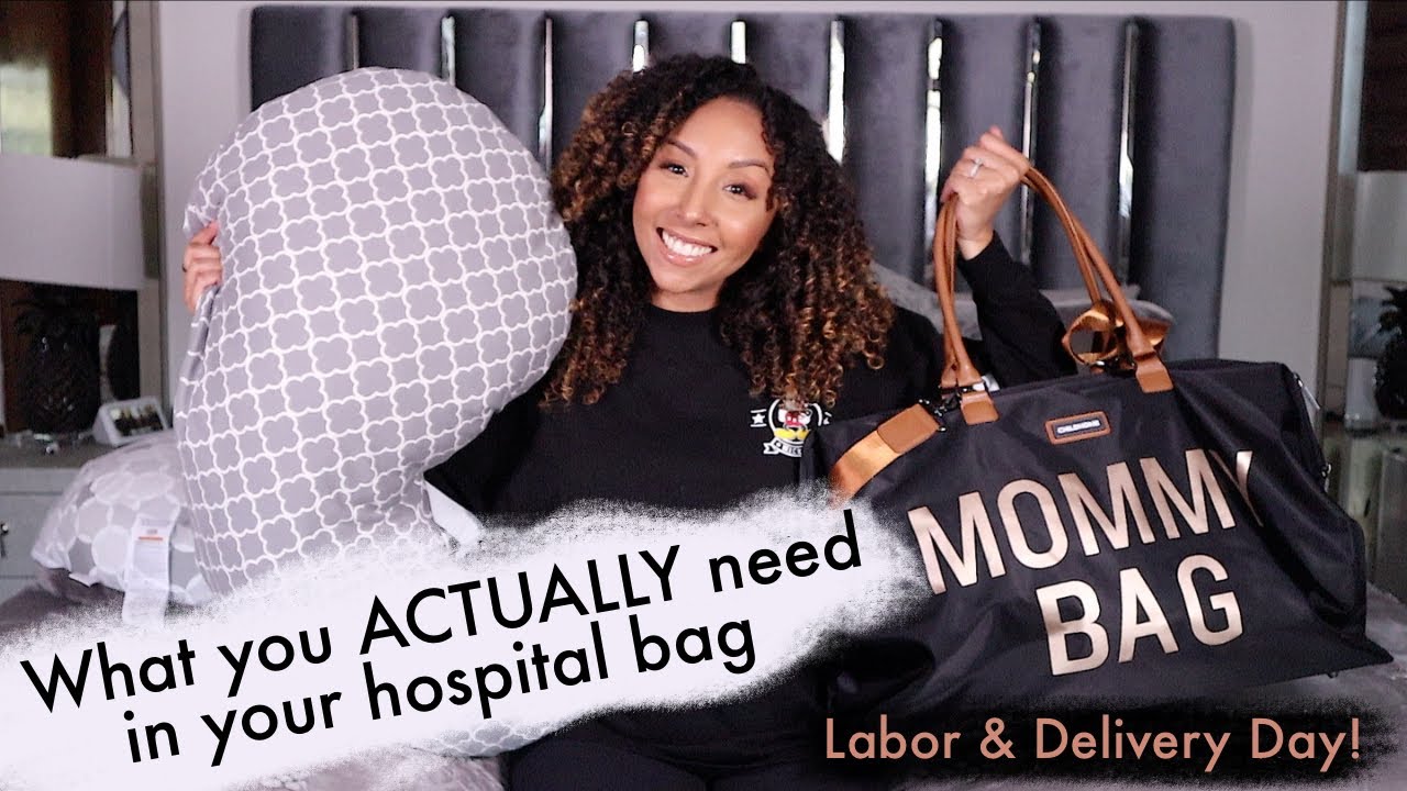 What you ACTUALLY need in your hospital bag! Labor & Delivery Day!