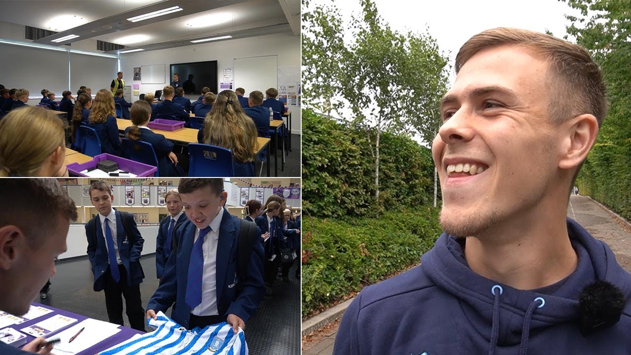 Jarvis Thornton pays his old school a visit!