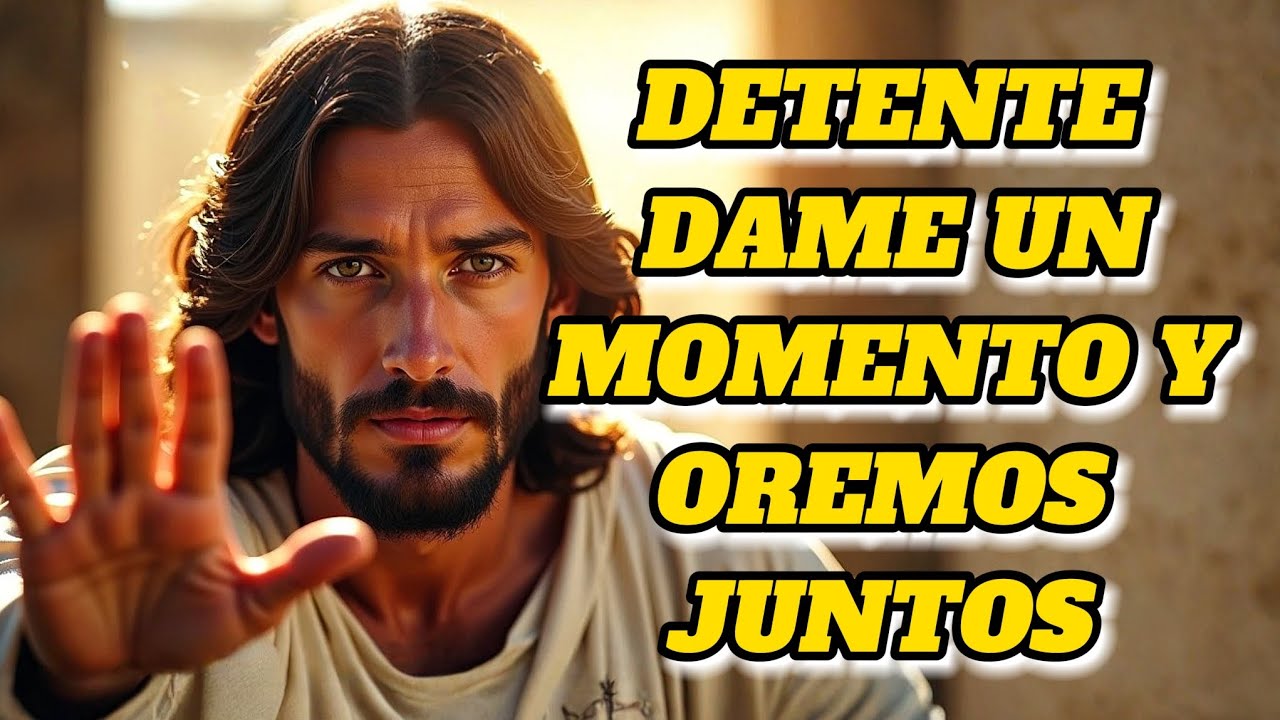 DETENTE AHÍ… Dios quiere hablar contigo hoy | Oración poderosa para recibir paz y dirección🙌🙏