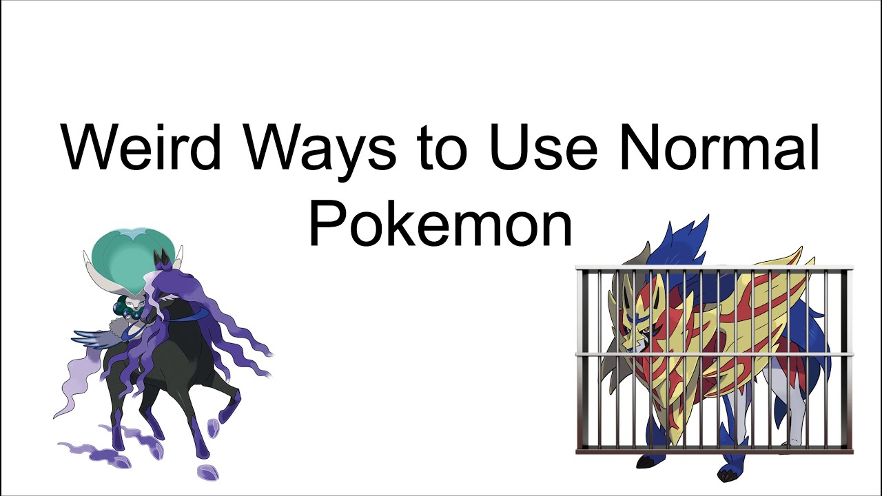 A PowerPoint about Weird Ways to use Normal Pokemon